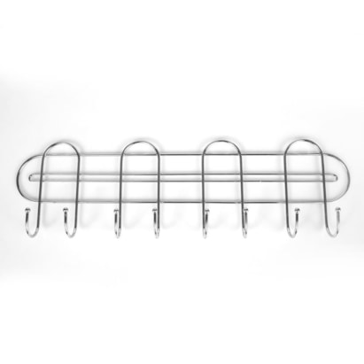 Cabide Niquelar 8 Ganchos Cromado