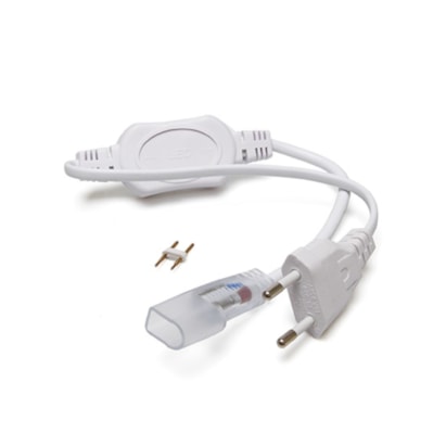 Cabo de Força Taschibra A51 Para Fita Led Neon Flex Bivolt