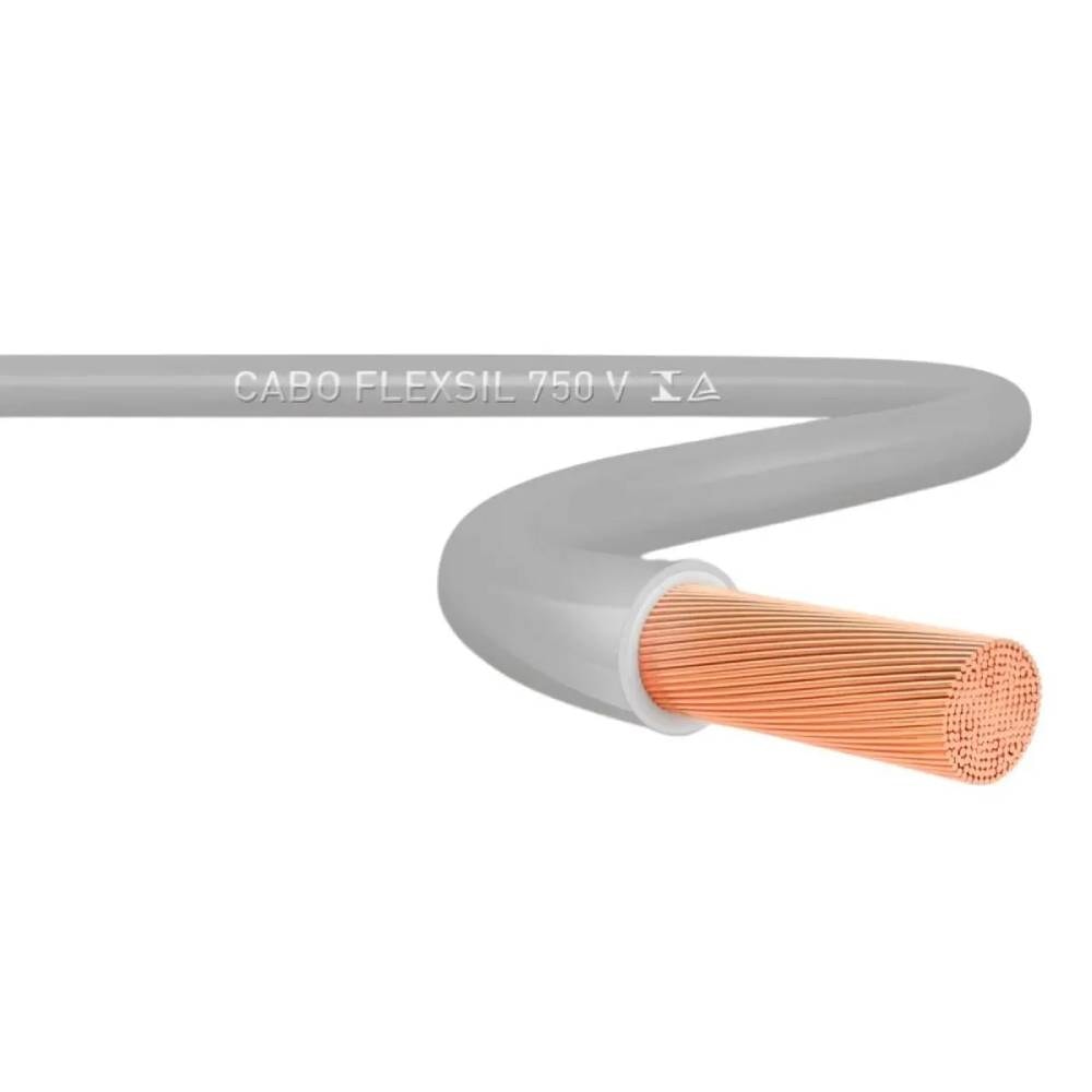 Cabo Flexível 1,5mm SIL 100 Metros Cinza - 3.017