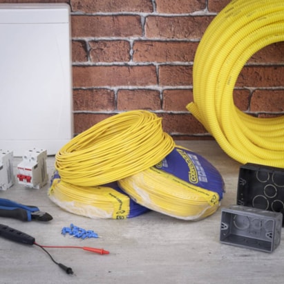 Cabo Flexível 2,50mm Cobrecom 100 Metros Amarelo - 1150501401