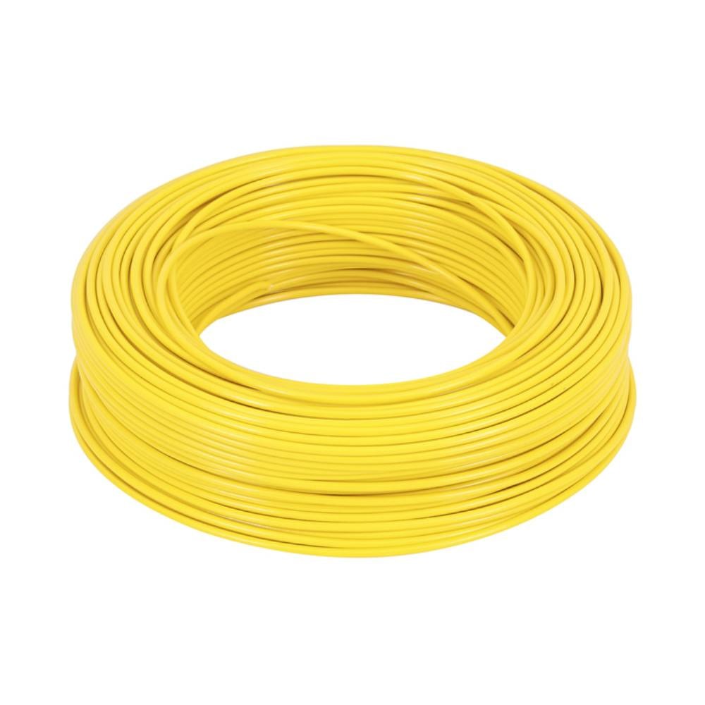 Cabo Flexível 2,50mm Cobrecom 100 Metros Amarelo - 1150501401
