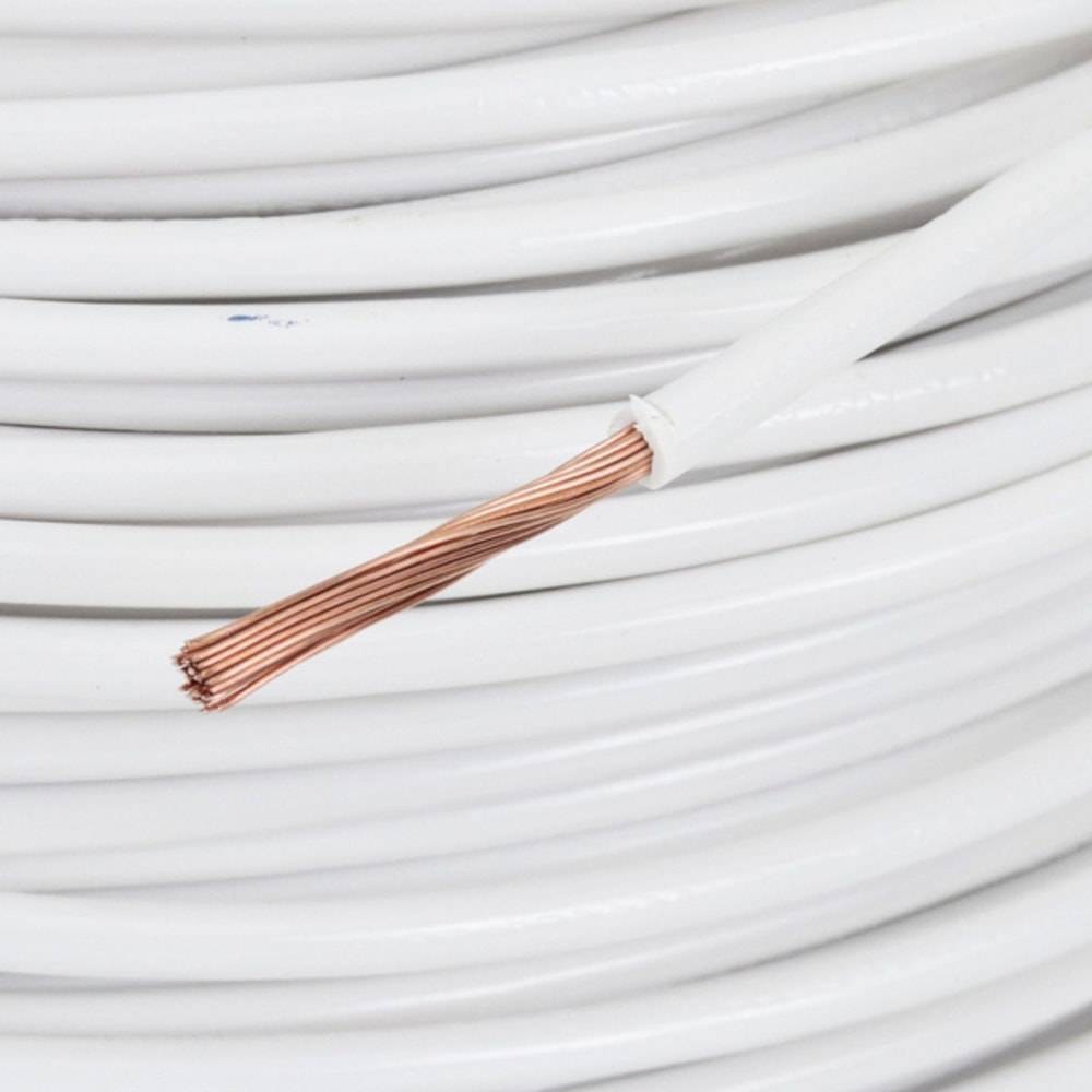Cabo Flexível 2,50mm Cobrecom 100 Metros Branco - 1150503404