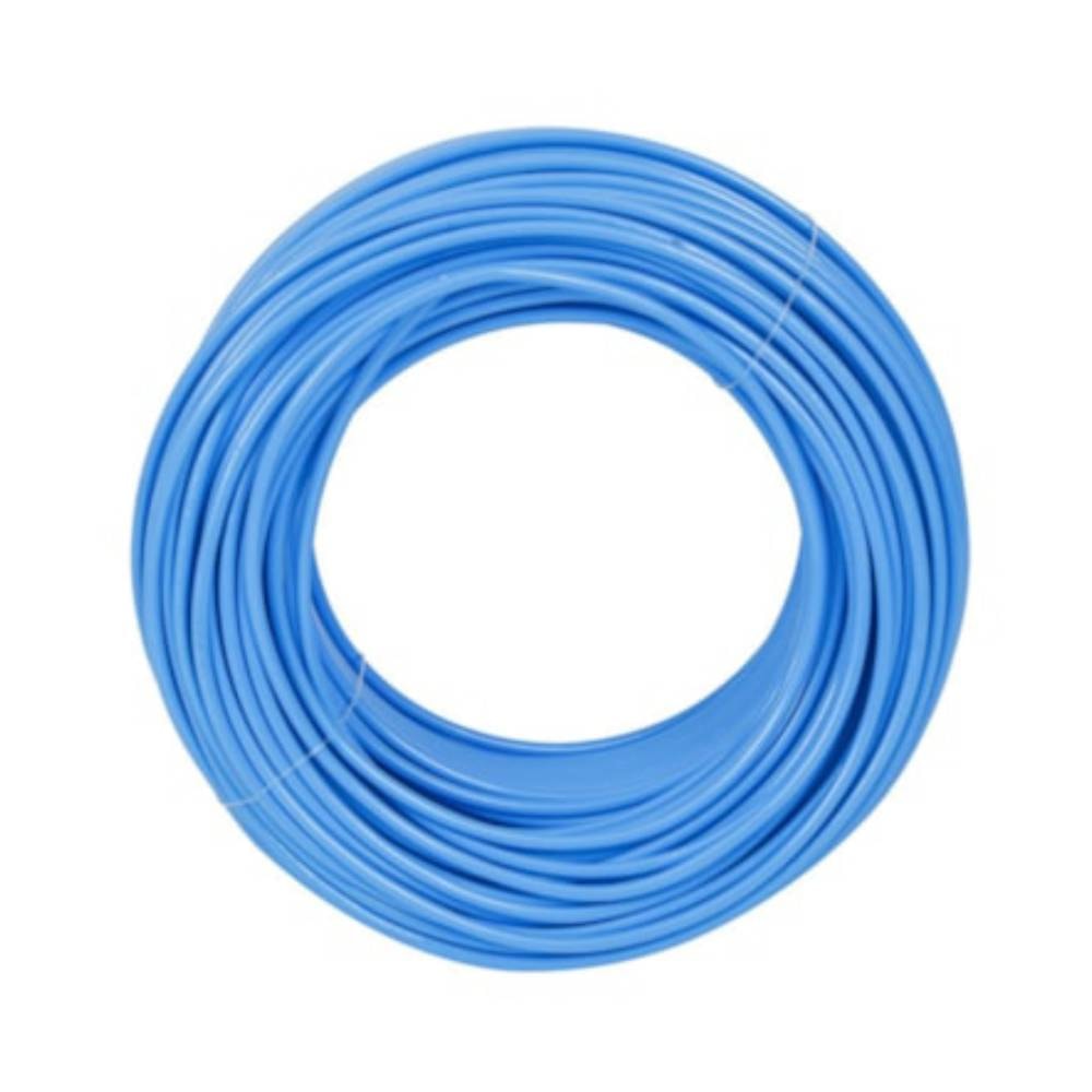 Cabo Flexível 4,00mm Cobrecom 100 Metros Azul Claro - 1150602401