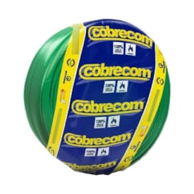 Cabo Flexível 4,00mm Cobrecom 100 Metros Verde - 1150605401