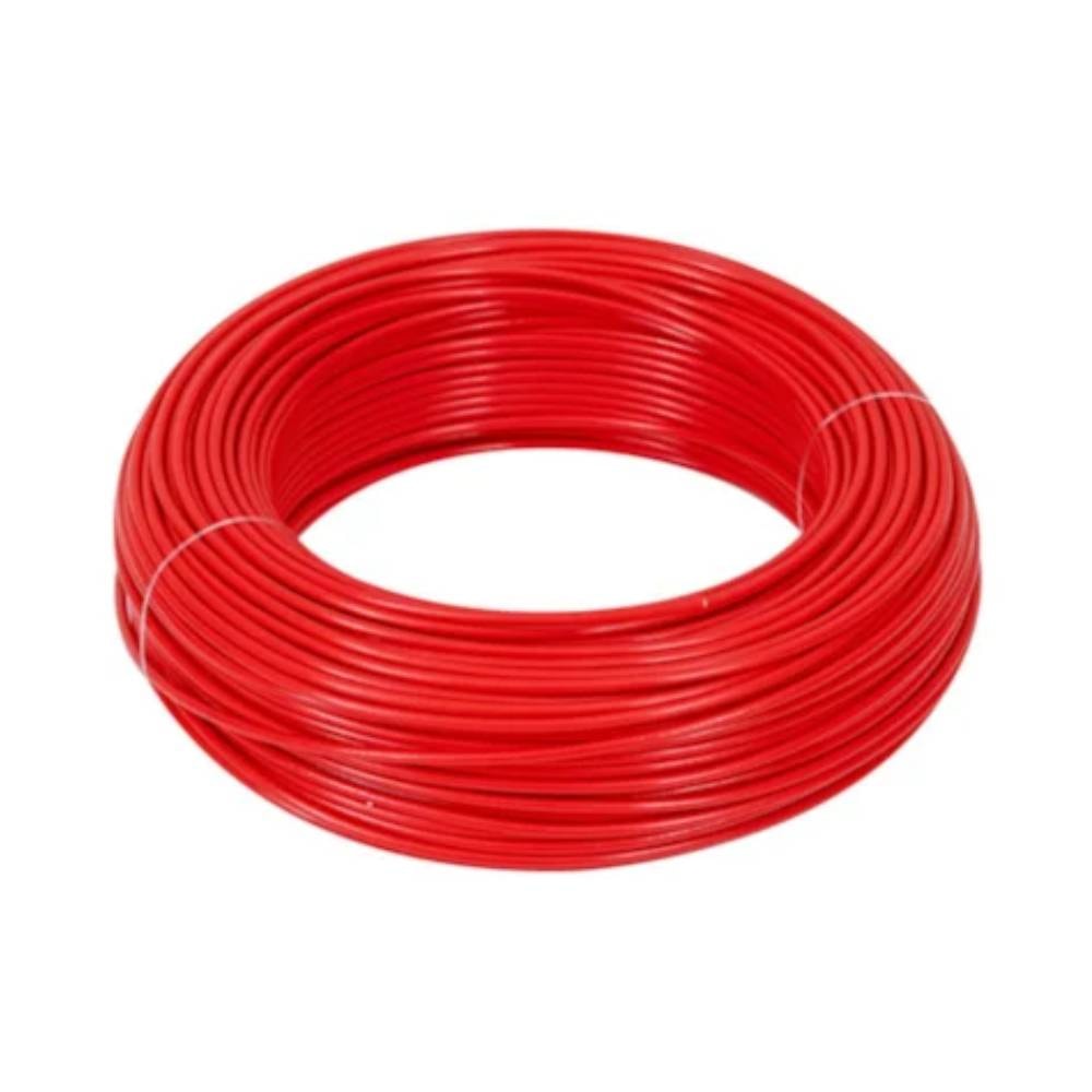 Cabo Flexível 4,00mm Cobrecom 100 Metros Vermelho - 1150606401