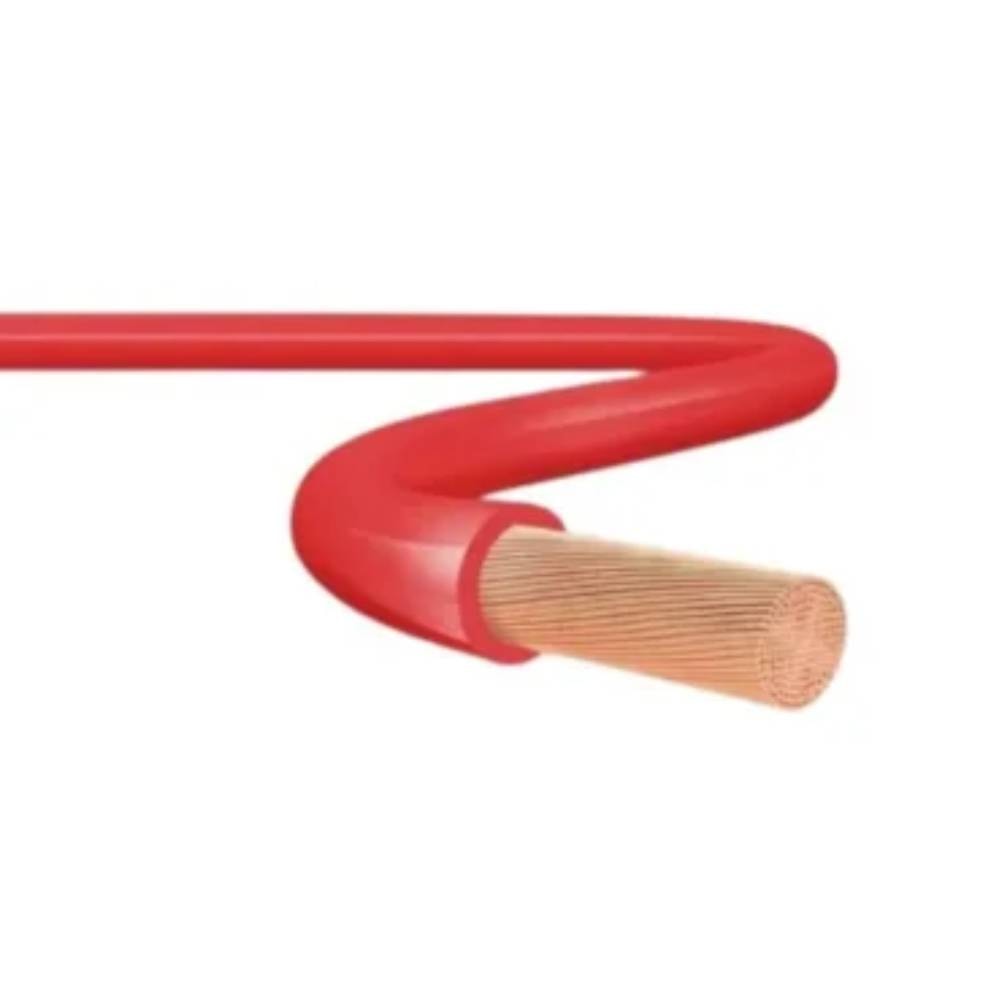 Cabo Flexível 4,00mm Cobrecom 100 Metros Vermelho - 1150606401