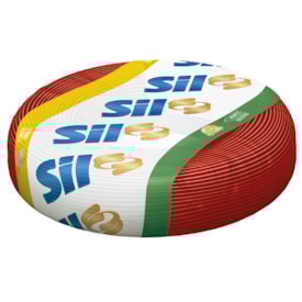 Cabo Flexível 4,0mm SIL 100 Metros Vermelho