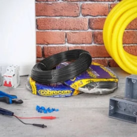 Cabo Flexível 6,00mm Cobrecom 100 Metros Preto - 1150704401