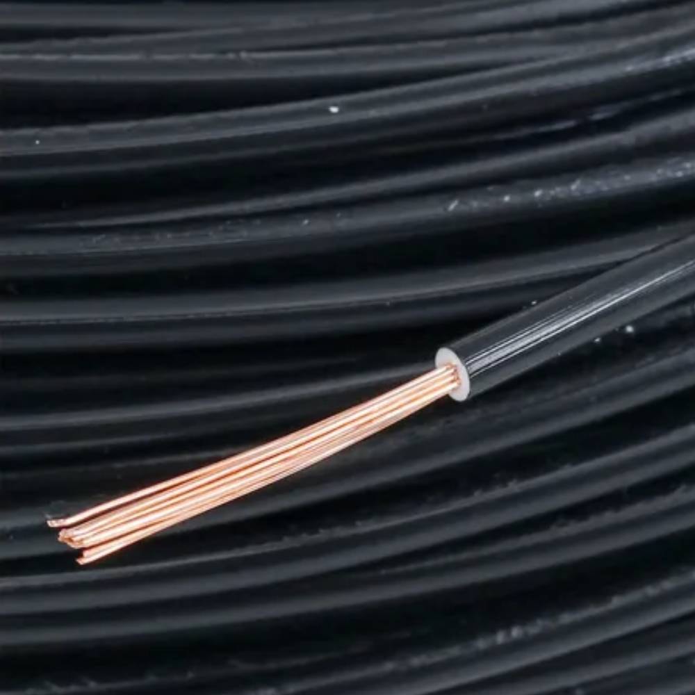 Cabo Flexível 6,00mm Cobrecom 100 Metros Preto - 1150704401