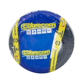 Cabo Flexível 6,00mm Cobrecom 100 Metros Preto - 1150704401