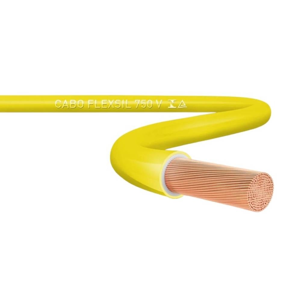 Cabo Sólido 4,00mm SIL Amarelo