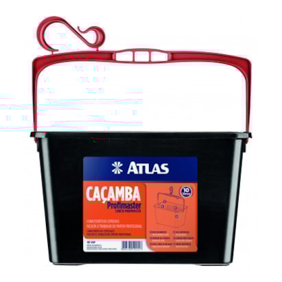 Caçamba para Pintura 10L Preto 610P Atlas