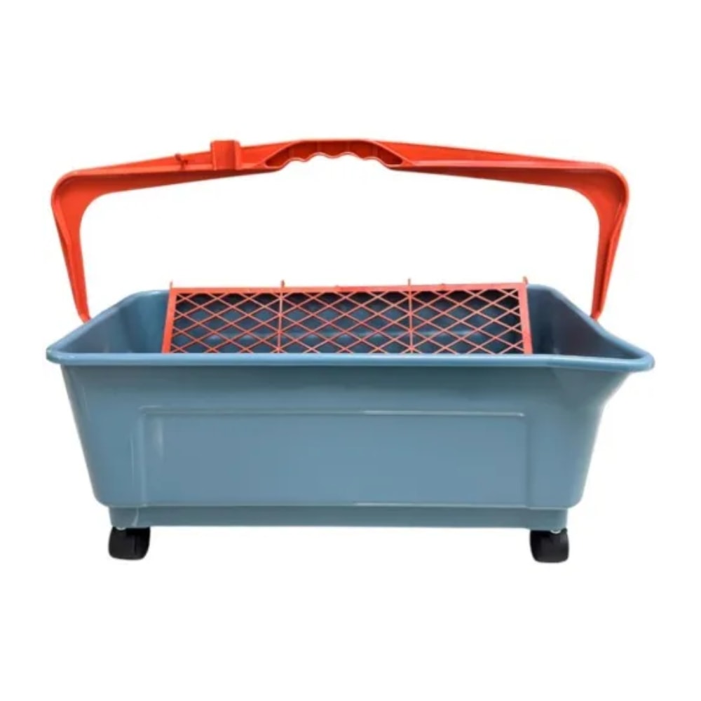 Caçamba para Pintura com Rodas Compel 25L Cinza - 02833