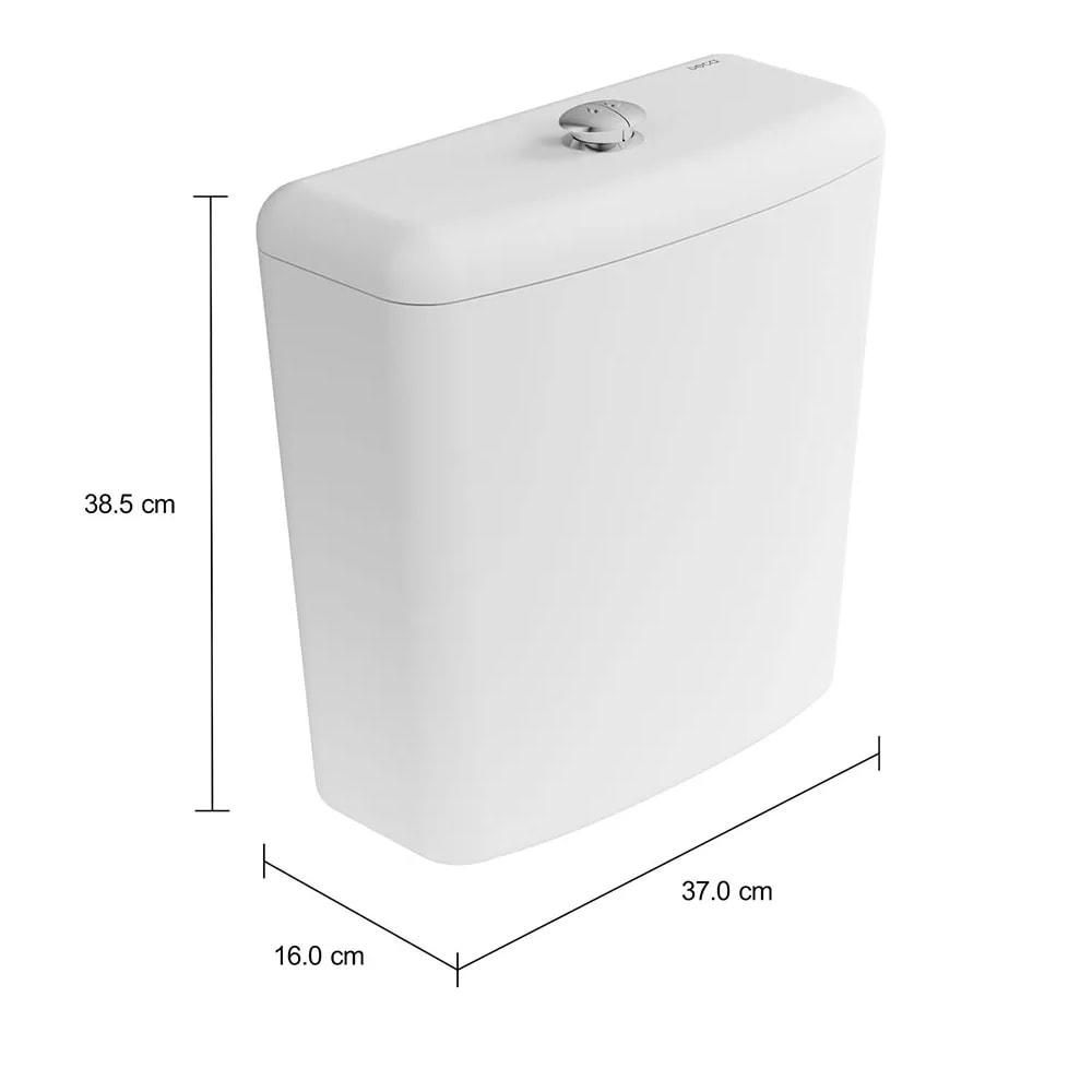 Caixa Acoplada com Acionamento Duplo Deca Izy Conforto - CDC.00F.17