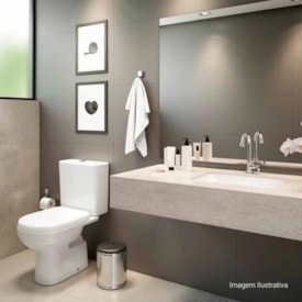 Caixa Acoplada com Acionamento Duplo Deca Monte Carlo/Vogue Plus/Level/Flex/Clean Branca - CD.01F.17