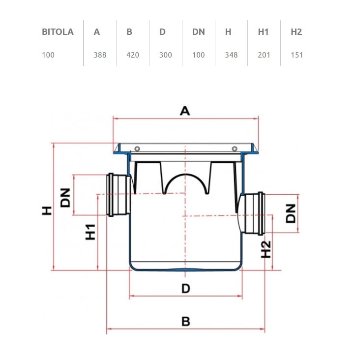 Caixa de Areia PVC DN100 Tigre - 27801145