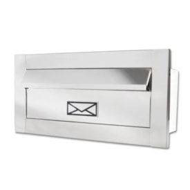 Caixa de Correio para Muro Rosin HD Inox Jornal - 1003