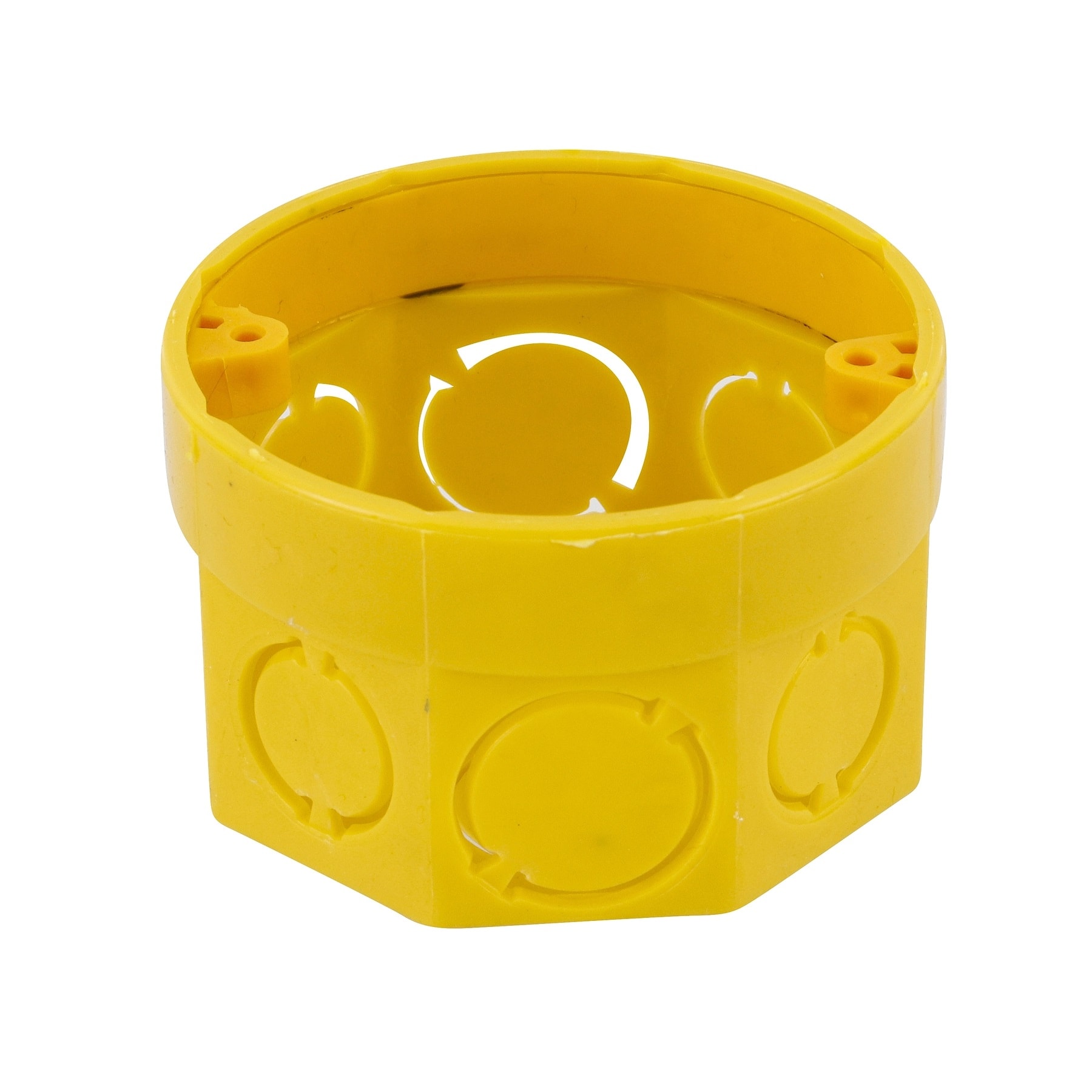 Caixa de Luz Tigre 3x3 Octogonal com Anel Deslizante Amarela - 33043171