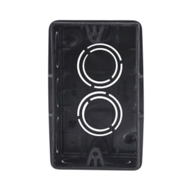 Caixa de Luz Tigre 4x2 Retangular Eletroduto Preta - 33042868