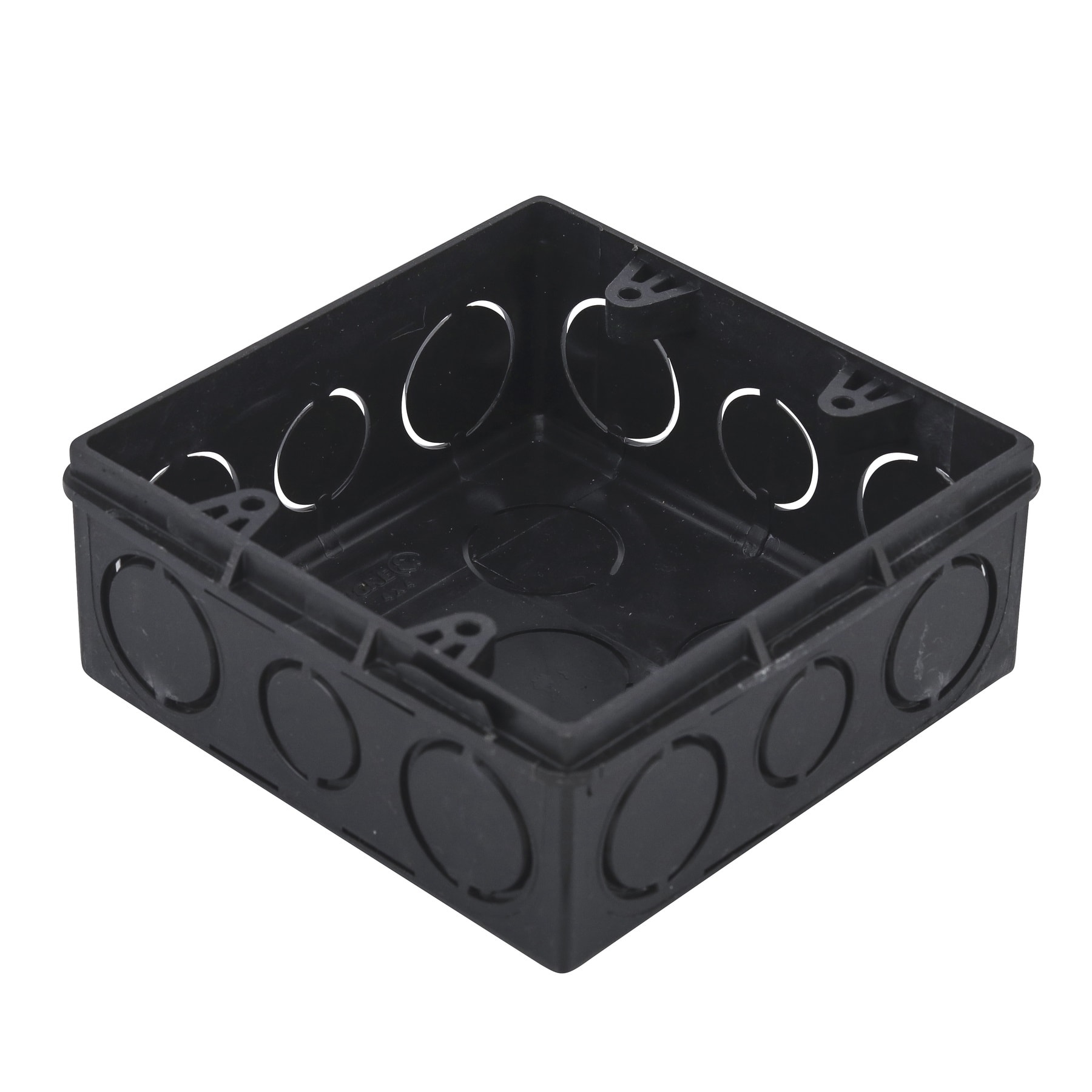 Caixa de Luz Tigre 4x4 Quadrada Eletroduto Roscável Preta - 33042884