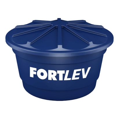 Caixa d’Água de Polietileno 310L Redonda Com Tampa Fortlev - 02010004