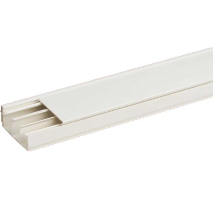 Canaleta PVC Alumbra 50x20mm Barra 2M Branca