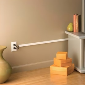 Canaleta PVC Ilumi Dupla Face 10x10mm Barra 2M Branca - 620913DF