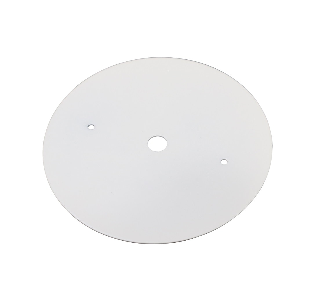 Canopla para Trilho Evoled Redonda 12cm Branca - LE-3576