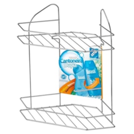 Cantoneira Dupla Cromada Arthi