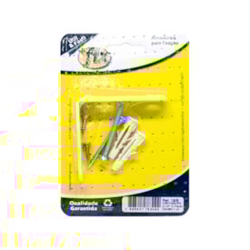 Cantoneira +Fix 21/2' com Parafuso e Bucha 1 Peça - R.19 B