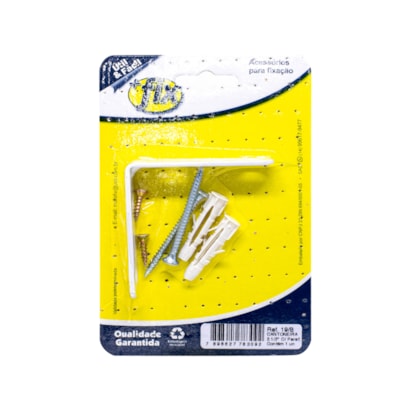 Cantoneira +Fix 21/2' com Parafuso e Bucha 1 Peça - R.19 B