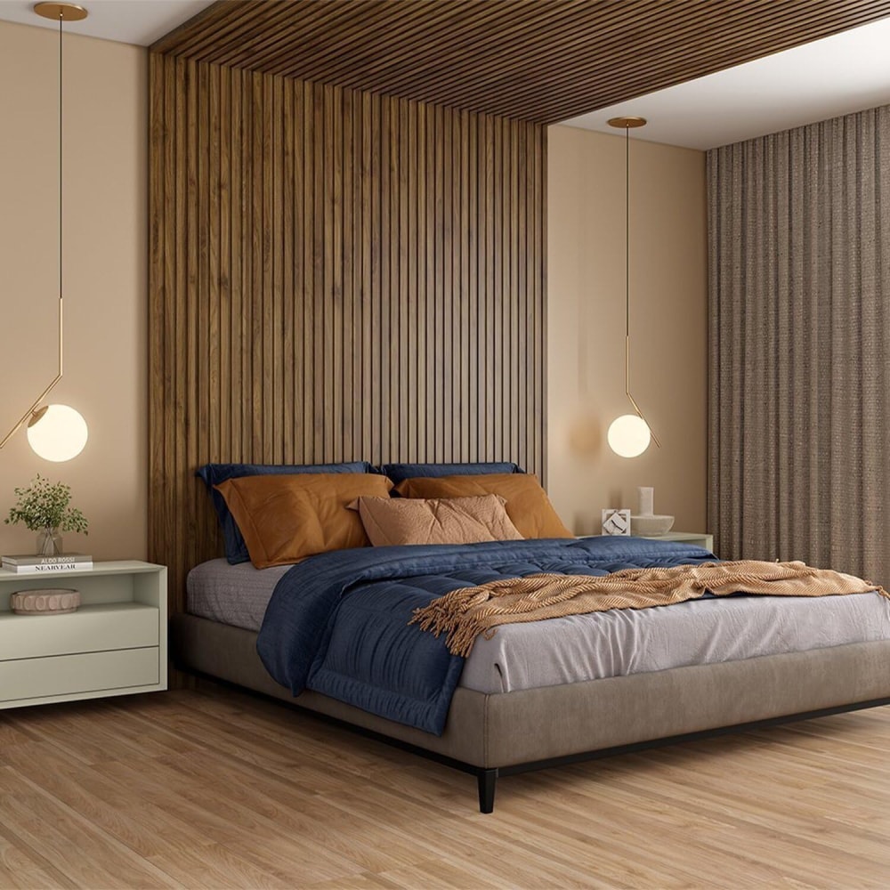 Cantoneira Ripado em L 270x3,8cm Eucatex RU Noce Oro - 7961426