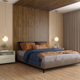 Cantoneira Ripado em L 270x3,8cm Eucatex RU Noce Oro - 7961426