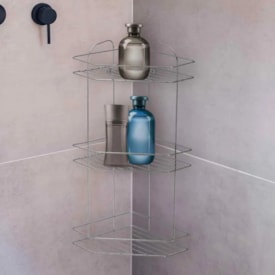 Cantoneira Tripla Cromada Arthi - 1138