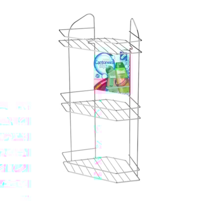 Cantoneira Tripla Cromada Arthi - 1138
