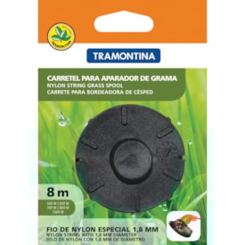 Carretel 1 Fio de Nylon 1,8mm Tramontina para Aparador de Grama 8M