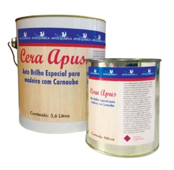 Cera Auto Brilho Apus Quimica para Madeira Incolor 900 ml - CCI.900