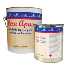 Cera Auto Brilho Apus Quimica para Madeira Incolor 900 ml - CCI.900