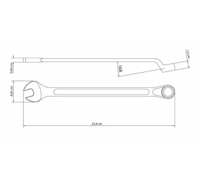 Chave Combinada 18mm com Pescoço Tramontina em Aço - 42246118