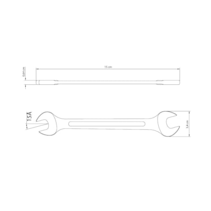 Chave Fixa Tramontina 14x15mm - 42112105