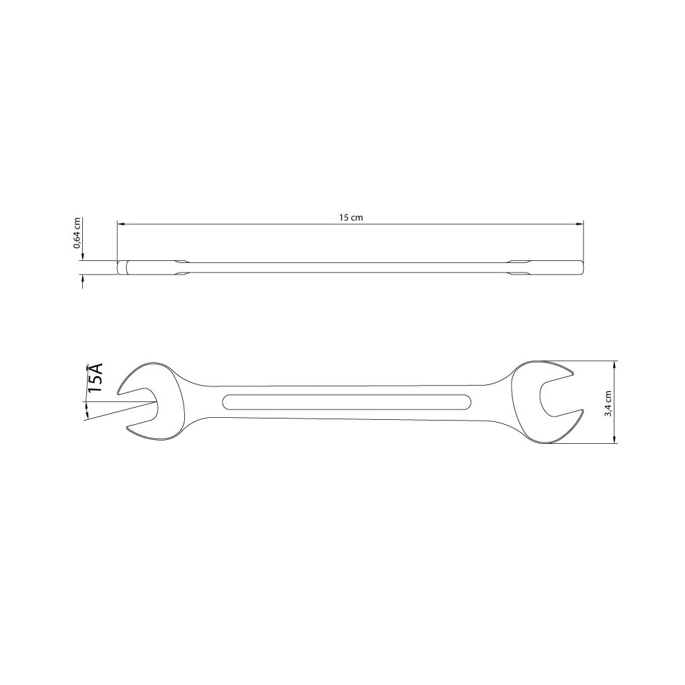 Chave Fixa Tramontina 14x15mm - 42112105