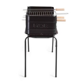 Churrasqueira Mor Montana com Grelha e Espeto Preta - 003005