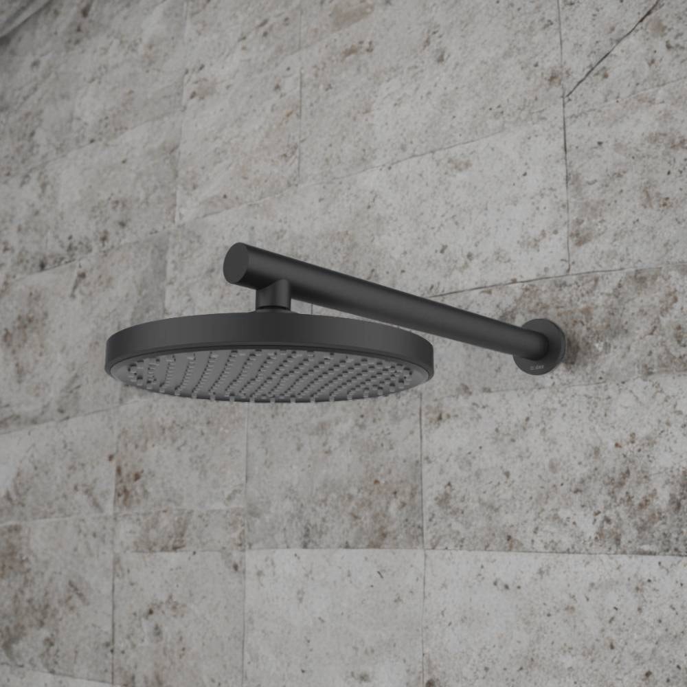 Chuveiro Dax Del Toro Black Redondo com Braço - DAX-0100-DT-BL