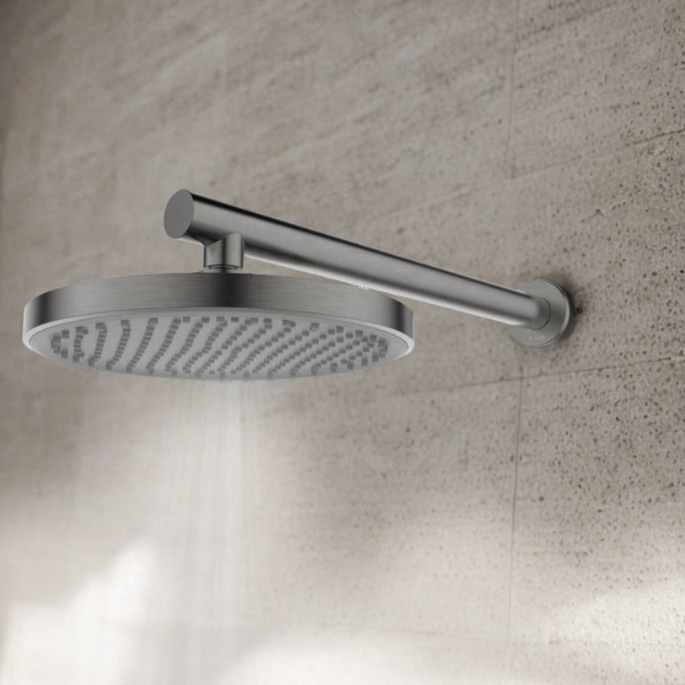 Chuveiro Dax Del Toro Cinza Redondo com Braço - DAX-0100-DT-GR