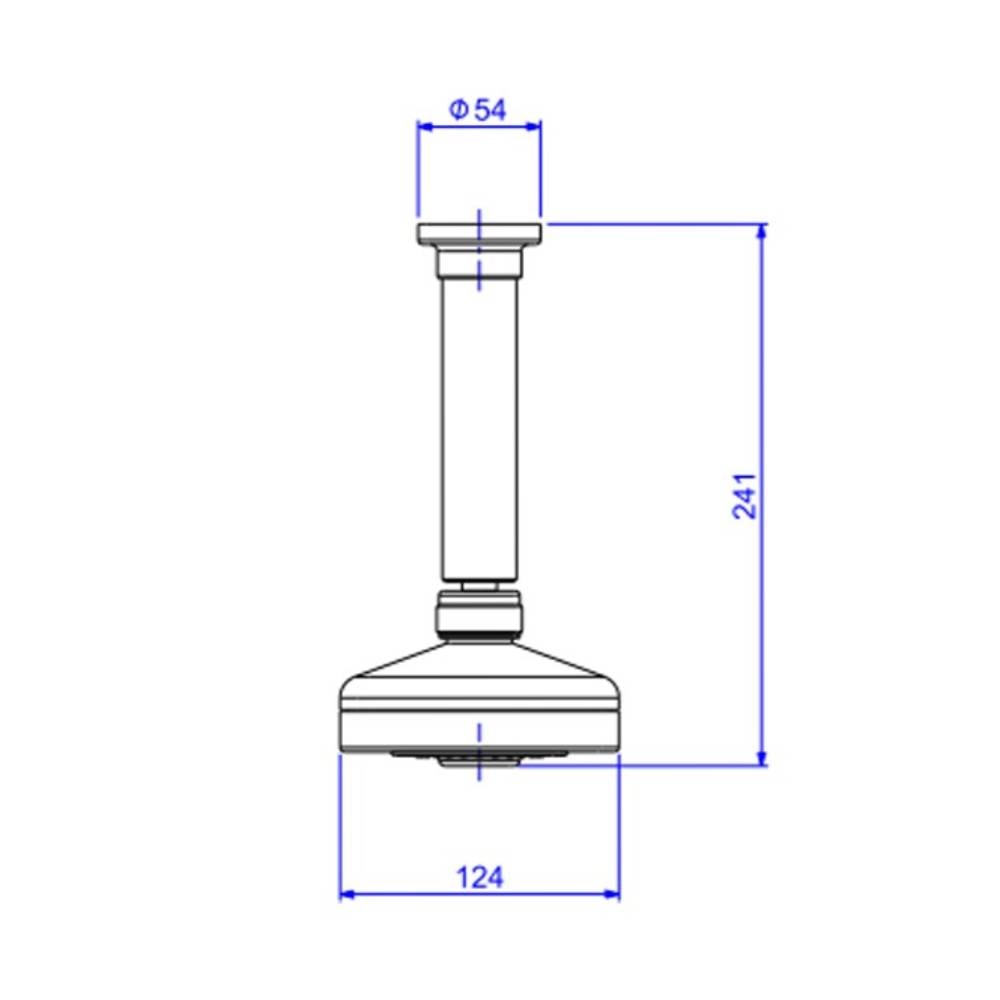 Chuveiro Deca Acqua Black Matte - 1990.BL.TET.MT