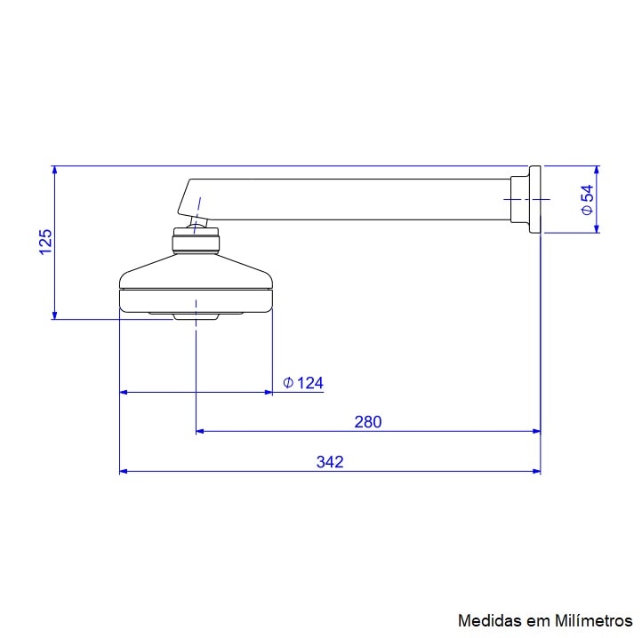 Chuveiro Deca Acqua Plus Black Noir - 1990.BL.CT.NO