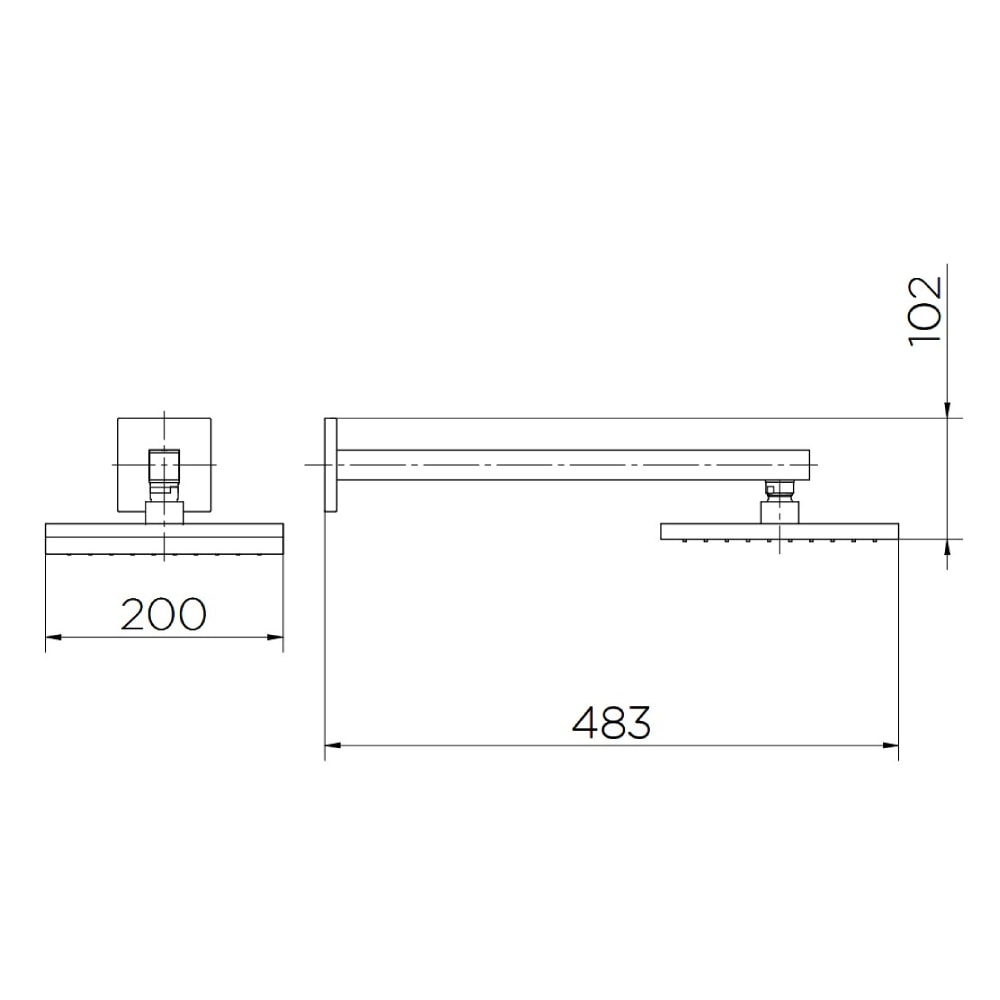 Chuveiro Docol Heaven Q200 Níquel Escovado - 90008882044