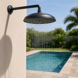 Chuveiro Ducha em Alumínio Pro Lazer Cascata 10