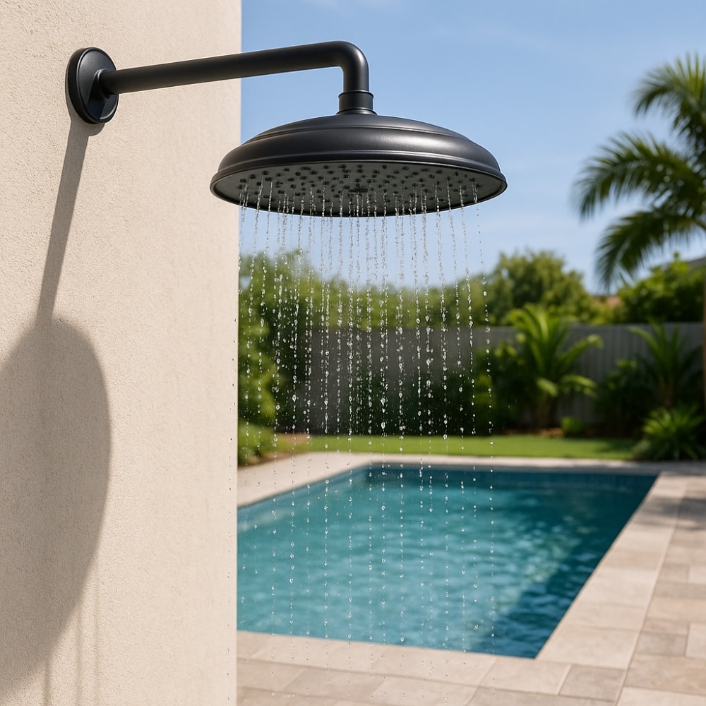 Chuveiro Ducha em Alumínio Pro Lazer Cascata 12