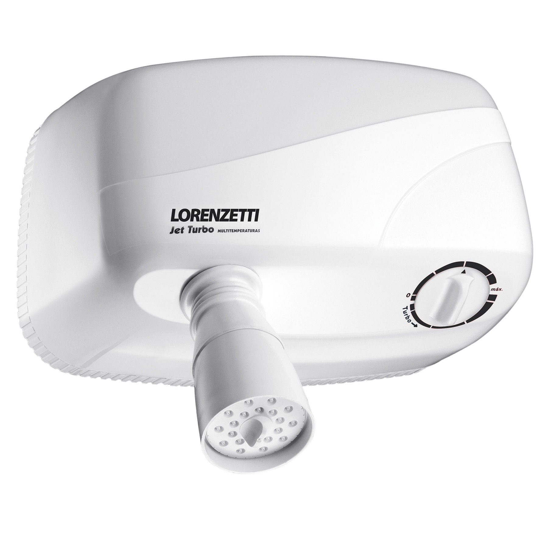 Chuveiro Elétrico Lorenzetti Jet Turbo Multitemperaturas com Pressurizador 127v 5500w Branco - 7540400